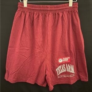 Vintage NWT Texas A&M Collegiate Licensed Shorts Size Medium Maroon